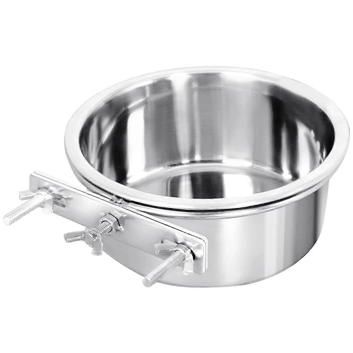 Removable Hanging Pet Bowl for Dogs and Cats, Portable Easy-to-Clean Food Bowl for Pet Cages, Random Style, Durable Material