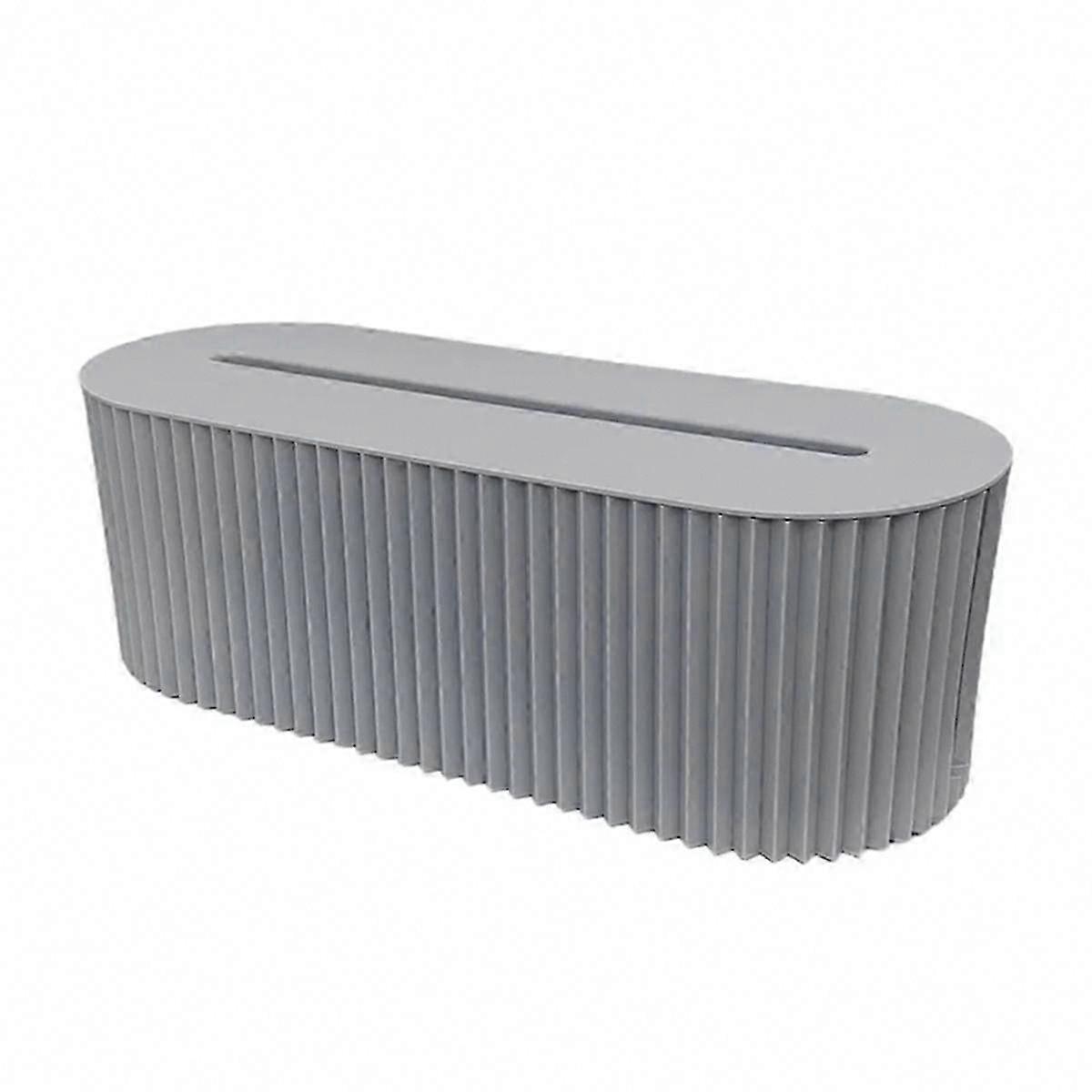 Plug Board Storage Box for Cable Wire Organizer Case with Socket for WiFi Router Desktop Data Line Plug Holder Shelf