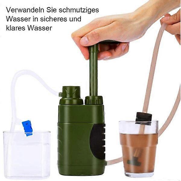 Outdoor water filter, 3000L, lightweight and portable for purifying water with multiple impurities