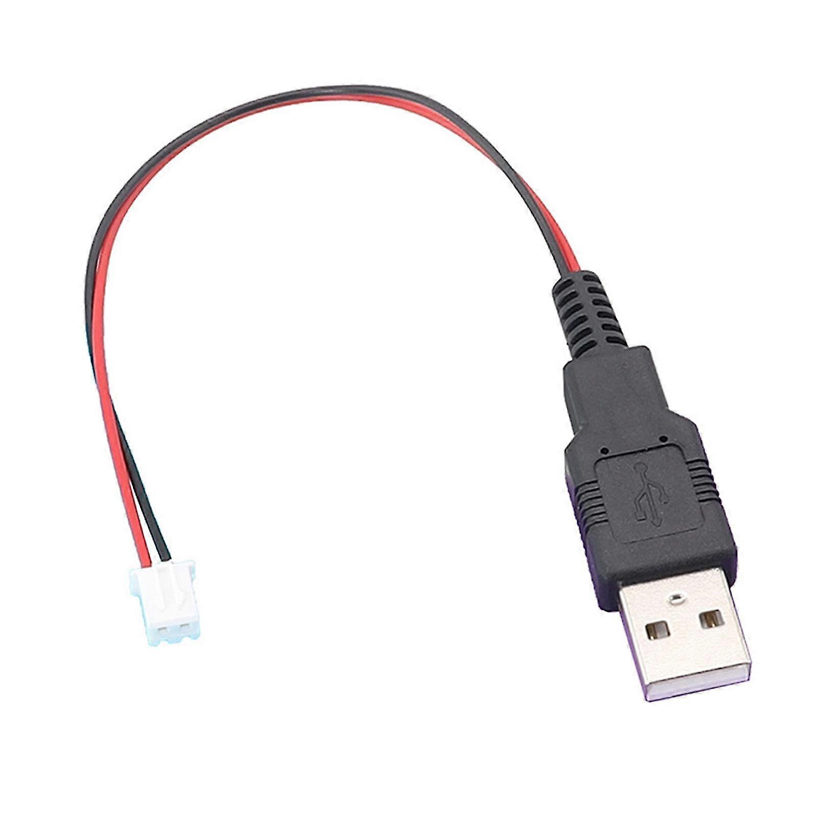 USB Male to XH2.54 2P Terminal Cable for Home Appliances and Sensors - Signal and Power Transfer