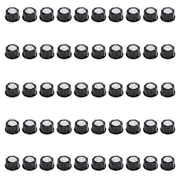 50 PCS Potentiometer Knobs High Strength Preservative Small Volume Speed Control Potentiometer Knob