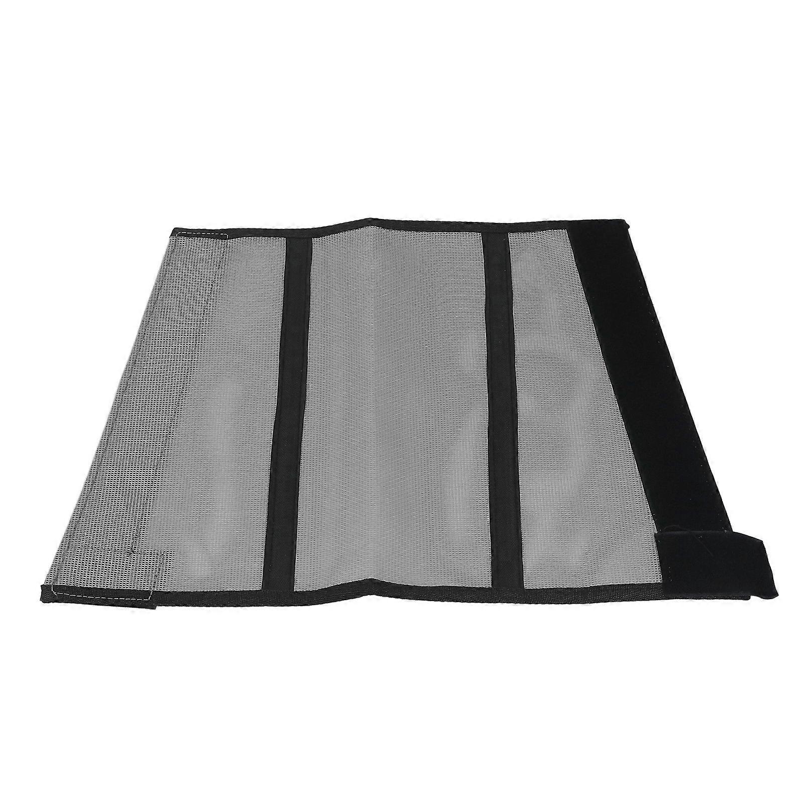 4 Stück Schwarze Mesh Pferd Beinschützer Fly Wraps 18,5 x 14,6 x 14,5 Zoll