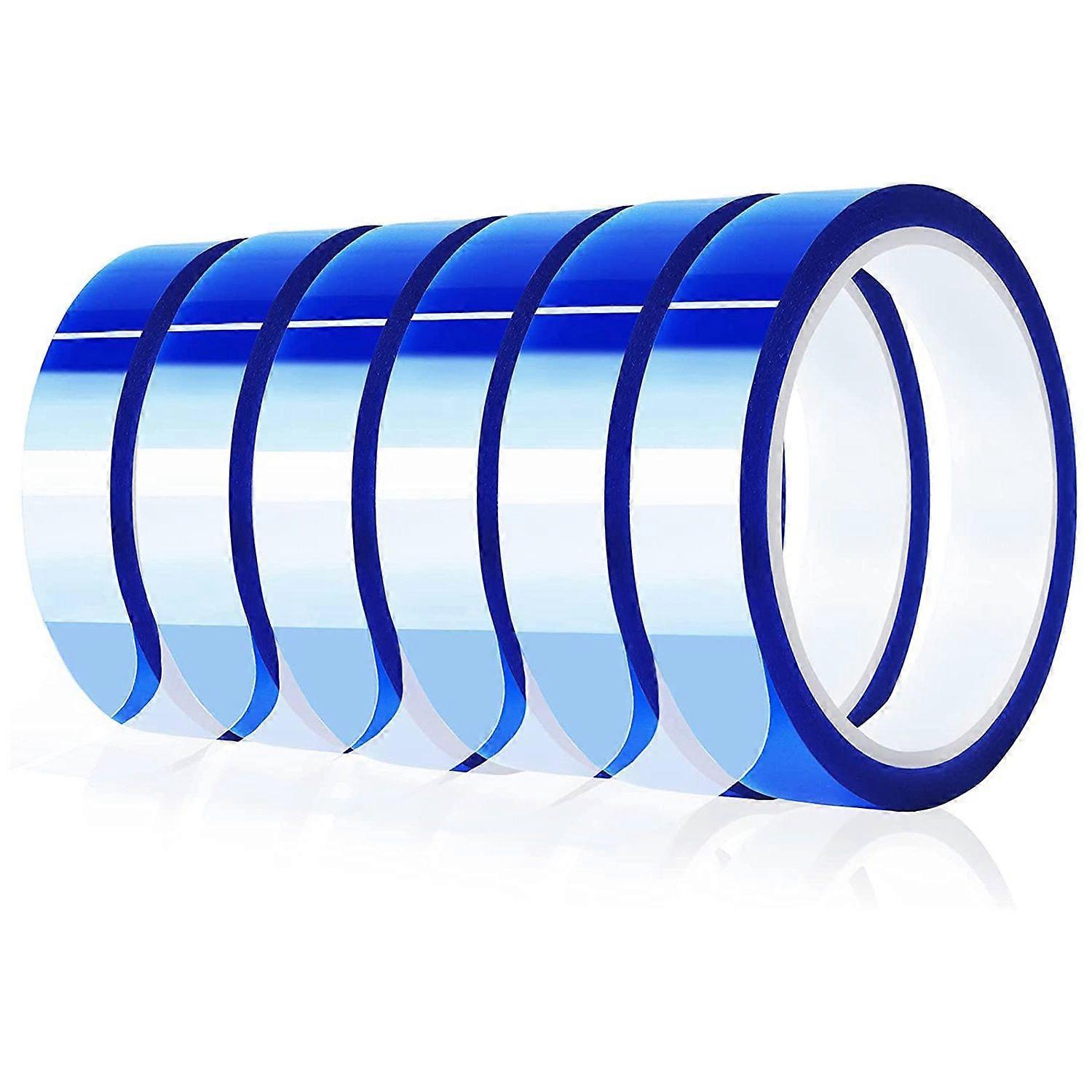 6 20mm X33M Blue Heat Tape High Temperature Heat Resistant Tape Heat Transfer Tape for Heat Sublima