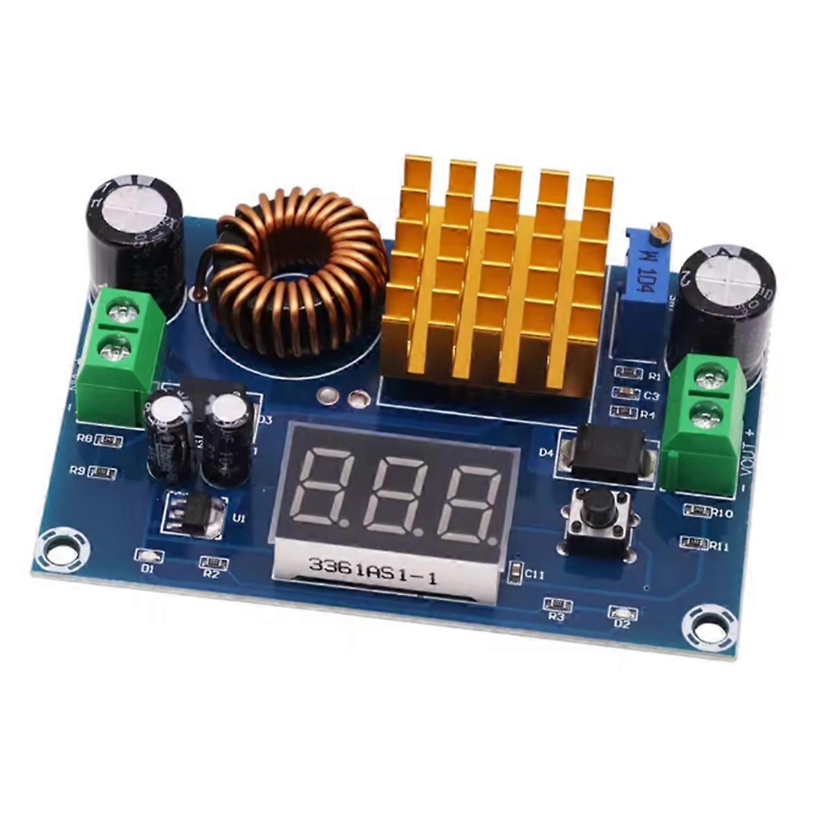 XH-M411 DC 5V-45V Boost Converter Module Voltage Regulator Adjustable Step Up Voltmeter Digital Display Module