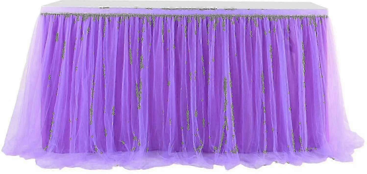 Nappe à jupe bouffante de 9 pieds (2,75 m x 0,77 m)