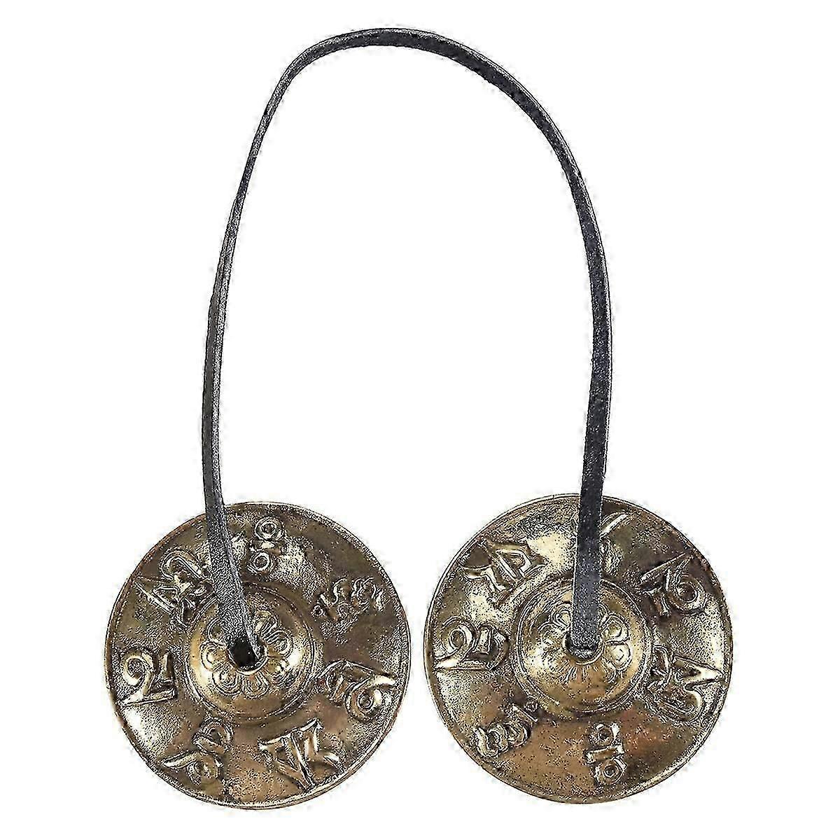 6.5cm藏式冥想镹瑜伽手铃，精神治疗钟声