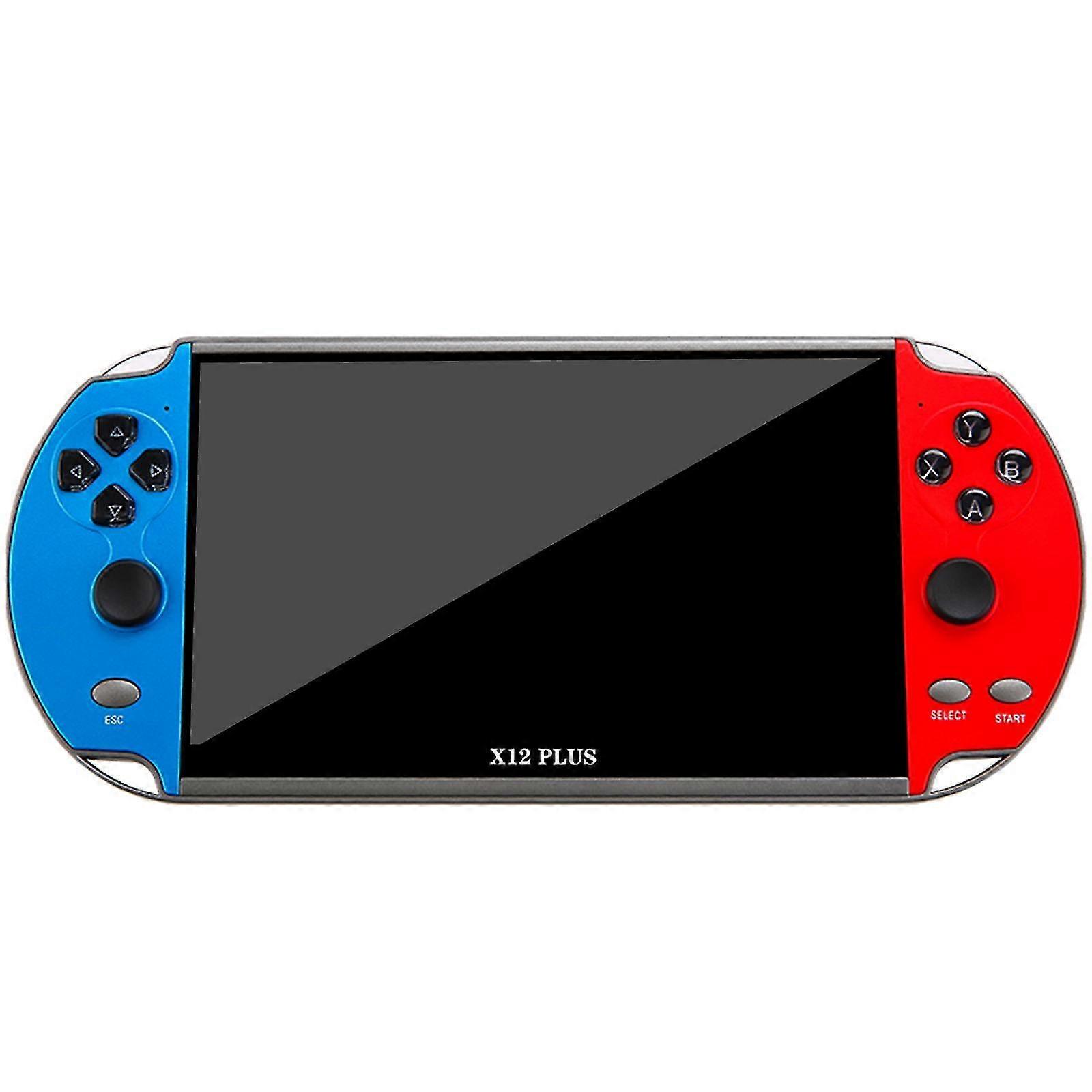 X12 Plus Console de jeux vidéo de 7 pouces intégrée en 1000 jeux 16 Go portable Double joystick Game 2025