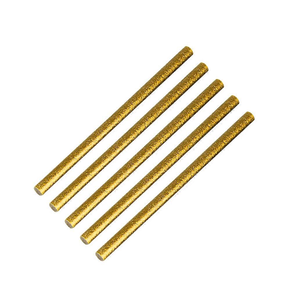 Hot Melt Glue Sticks Golden Resin Craft Bonding 100Pcs Set