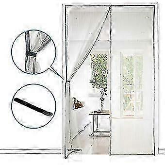 Magnetic Window Mosquito Net Door 95x220cm - Gray