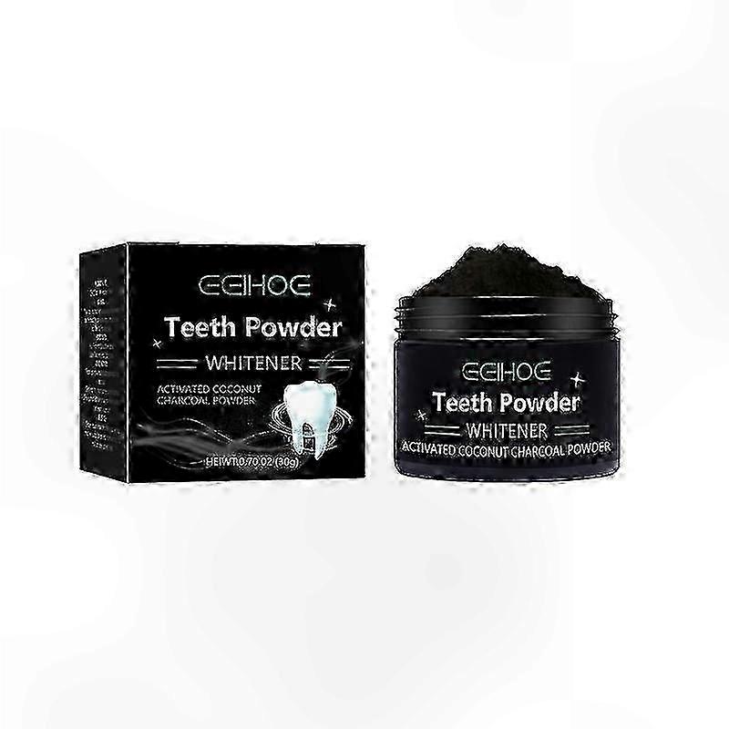 Poudre dentifrice noire pour l’élimination des taches et la solution de blanchiment Utilisation universelle