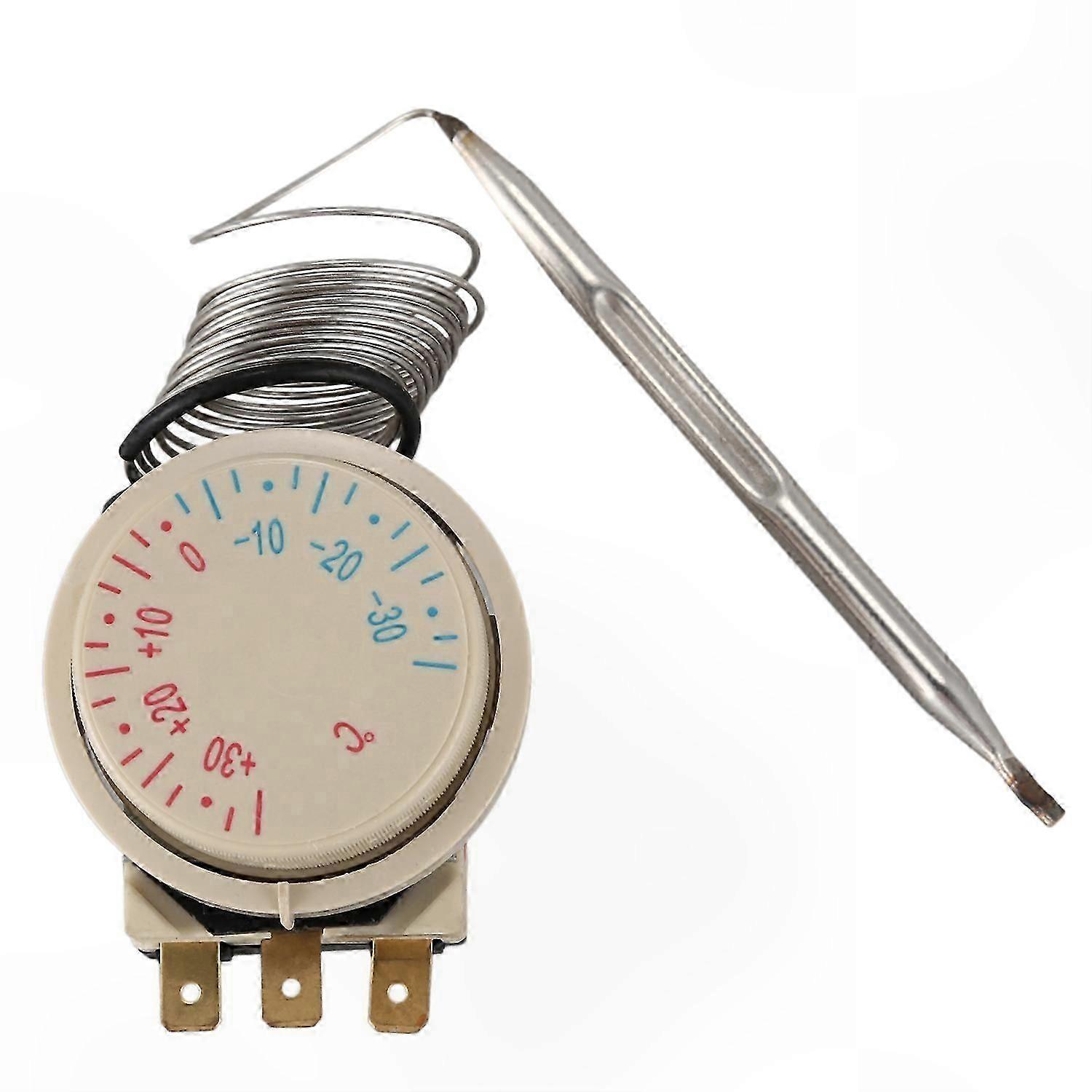 Temperature Capillary Thermostat for Freezers -30~+30C AC 250V 16A AC380V