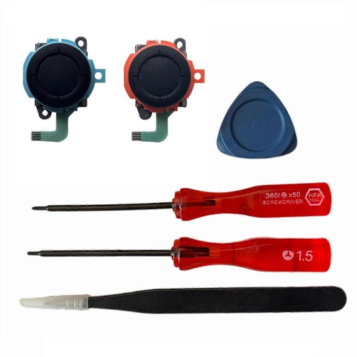 L/R 3D Analog Joystick Repair Kit for Switch2 Joycon Thumb Sticks Sensor Replace for Switch2 Joystick