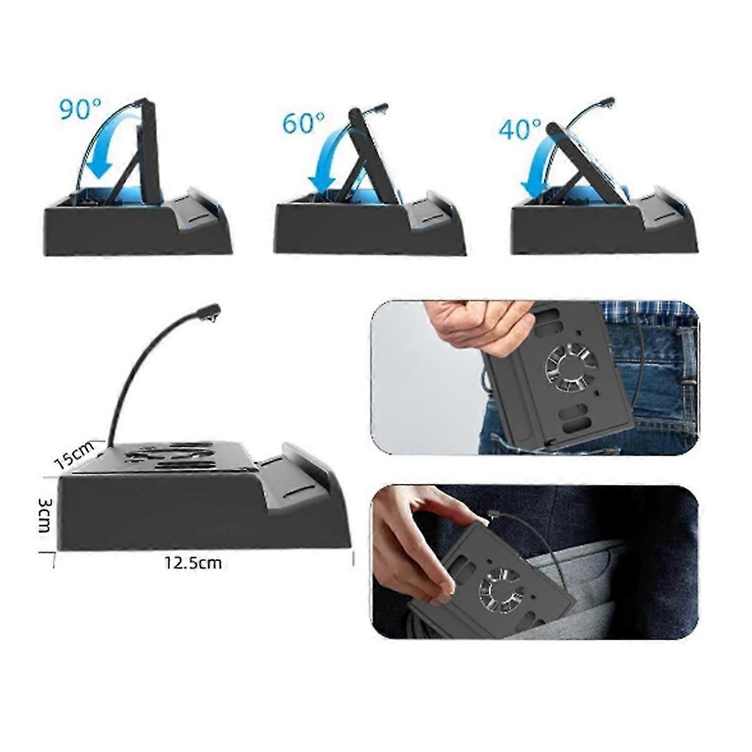 6-In-1 Docking Station for Ally / with Gigabit Ethernet 4k@60hz 60w Pd Port 3xUsb 3.0 with Cooling F
