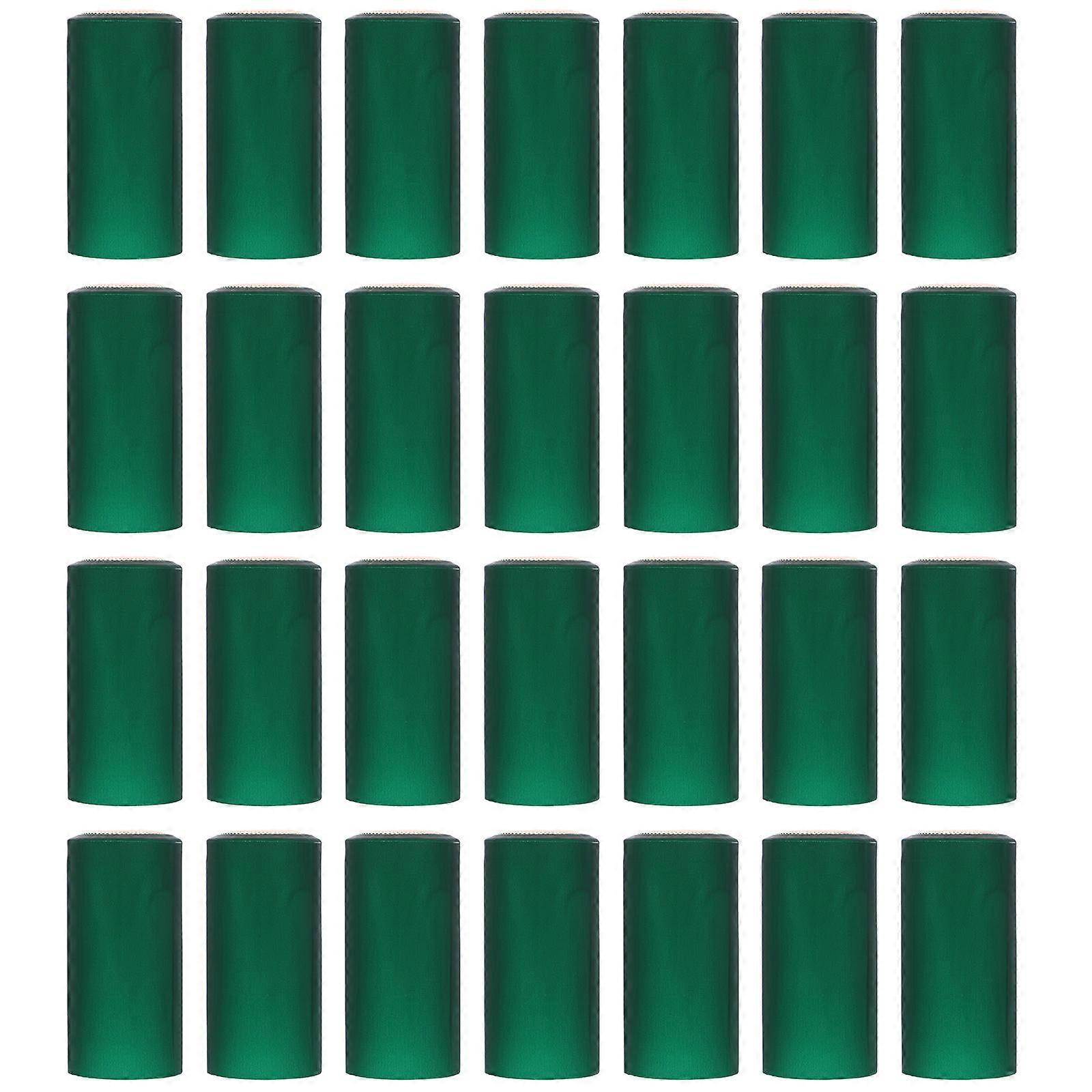 Heat Shrink Capsules Heat Shrink Cap for Wrapping Use 60Pcs Green PVC