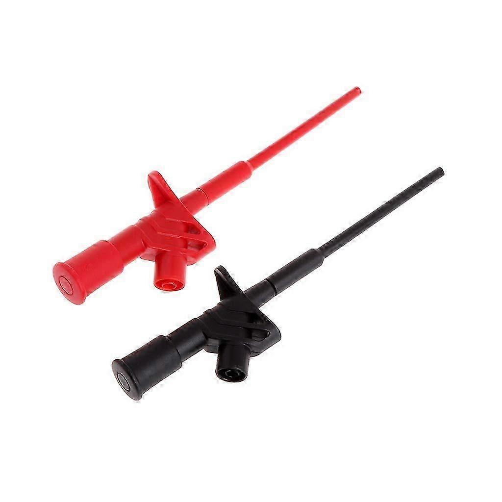 Multifunctional Insulated Test Hook Clip 1000V Multimeter Test Probe Accessory Voltage 4mm Socket
