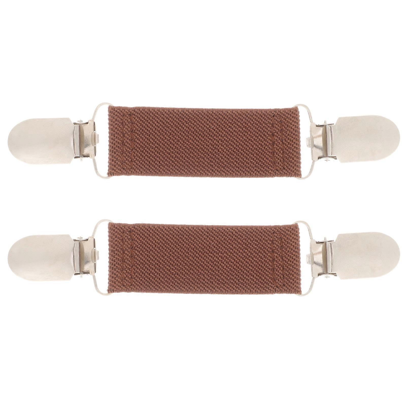 2Pcs Elastic Sweater Clips Multi-functional Hat Clips Cardigan Collar Clips