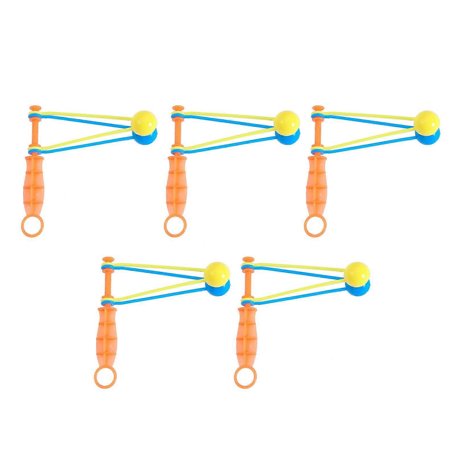 5pcs Hand Cranked Ball Toy Innovative Fun Classic Nostalgic Plastic Noisemaker Knocker Balls for Birthday Party Favors Presents