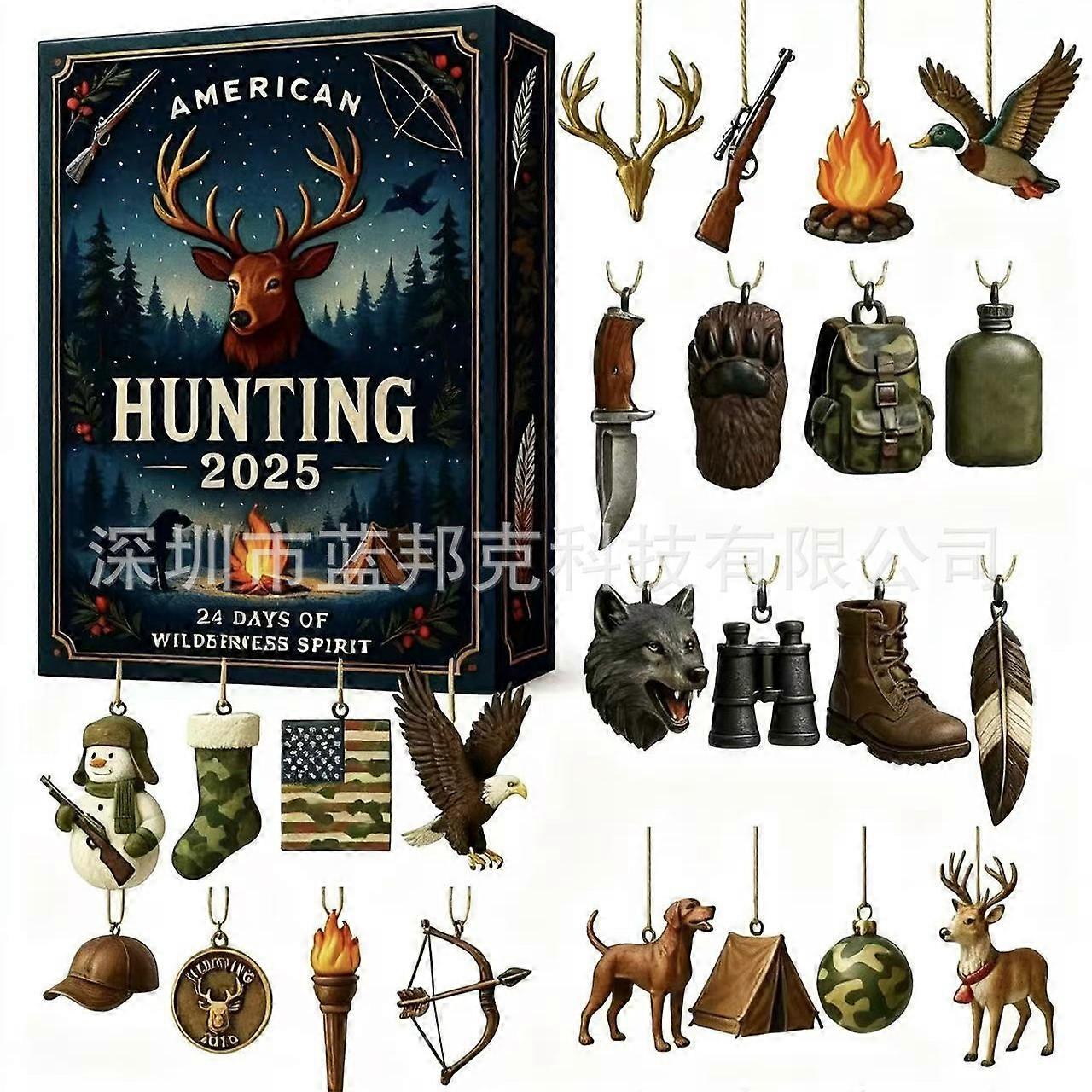 American Hunting Advent Calendar Box