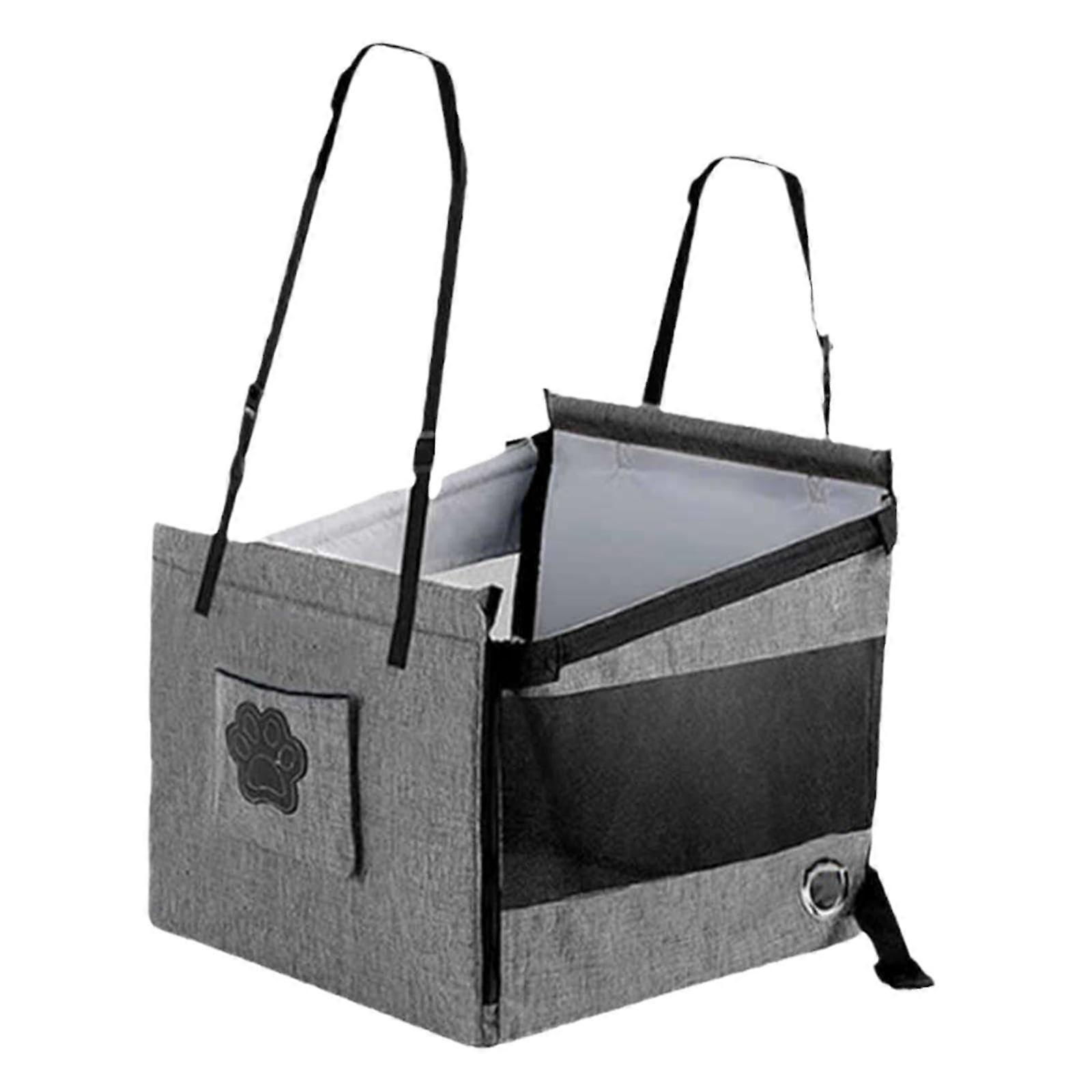 Dog Car Seat For Small And Medium Dogs Travel Bed Foldable Portable Breathable With Leash Stable
