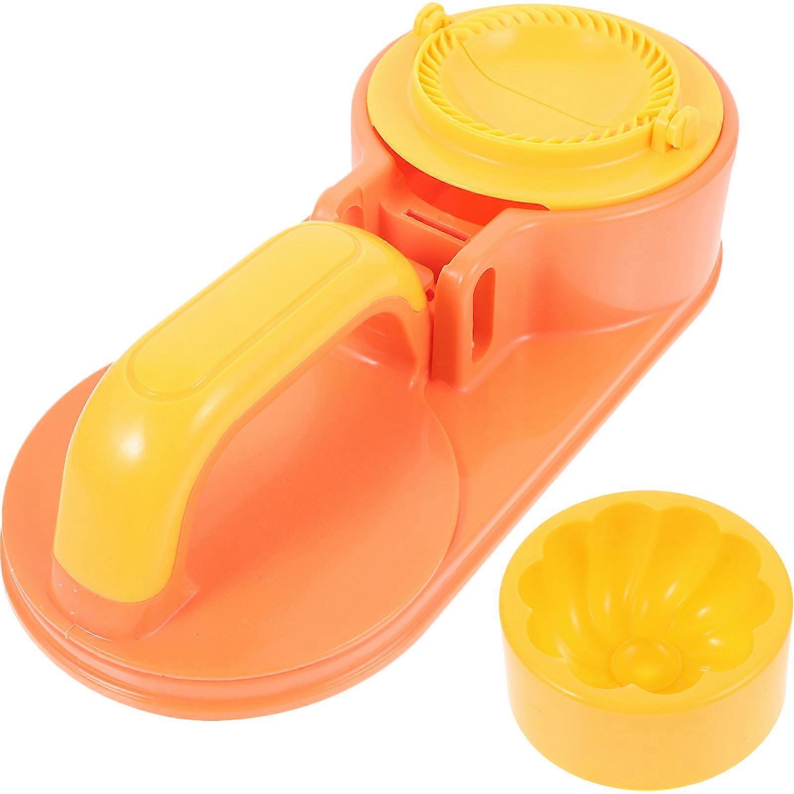 Dumpling Press Mold 1 Set Dough Pressing Tool For Dumpling Making 25.20X11.50X7.00cm Round Design