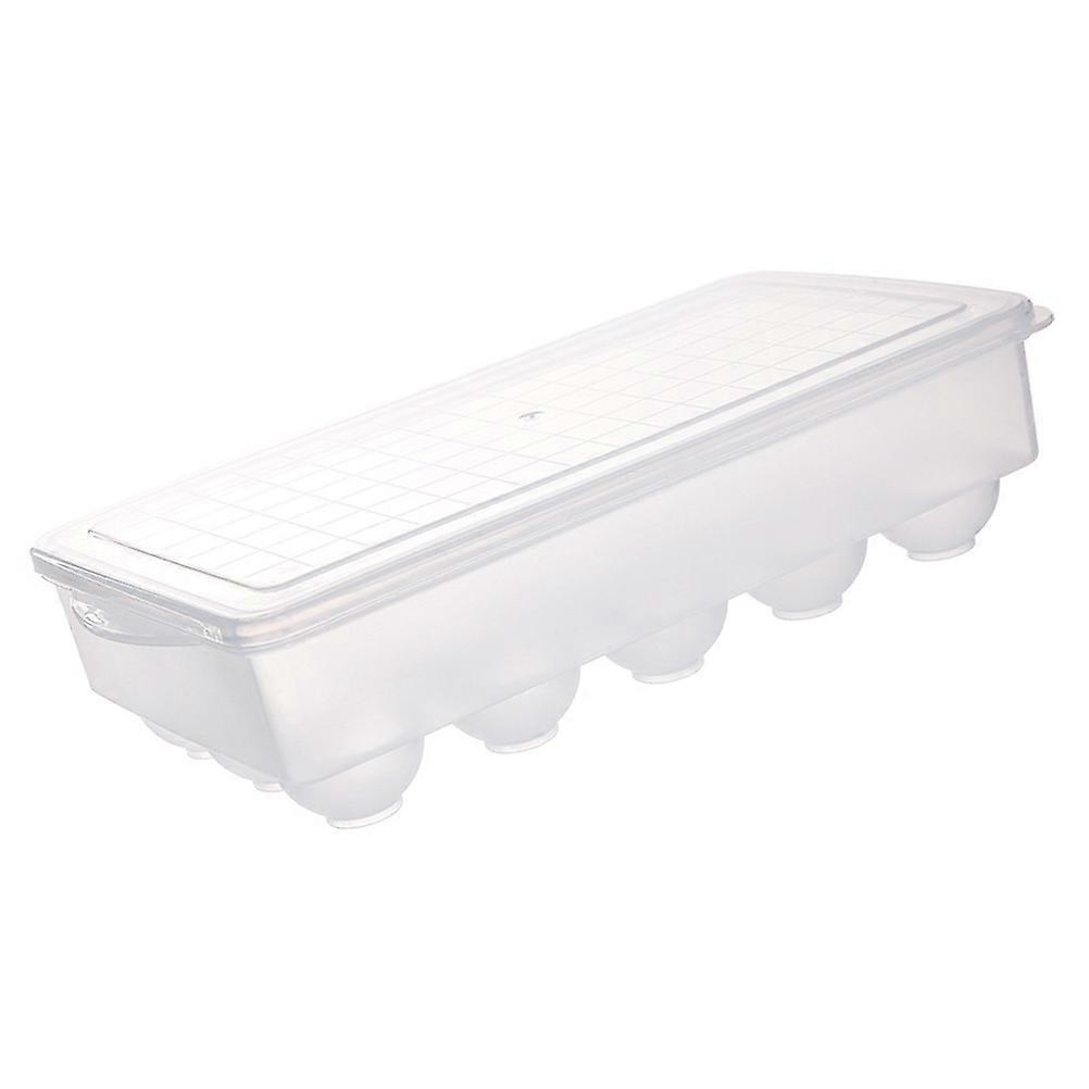 Egg Holder Tray Multi-Grid Egg Box For Kitchen Refrigerator Organization 15 Lattices Clear Design Compact 1Pcs
