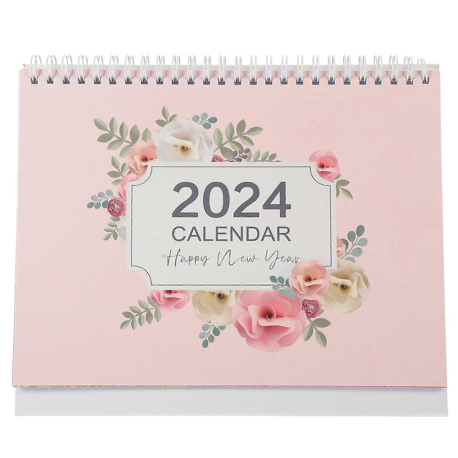 Desktop Desk Calendar for Daily Use Monthly Calendar 2Pcs Stylish Design