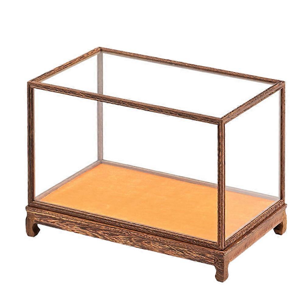 Desktop Display Box for Home Buddha Figurine Multi-Function Showing Case