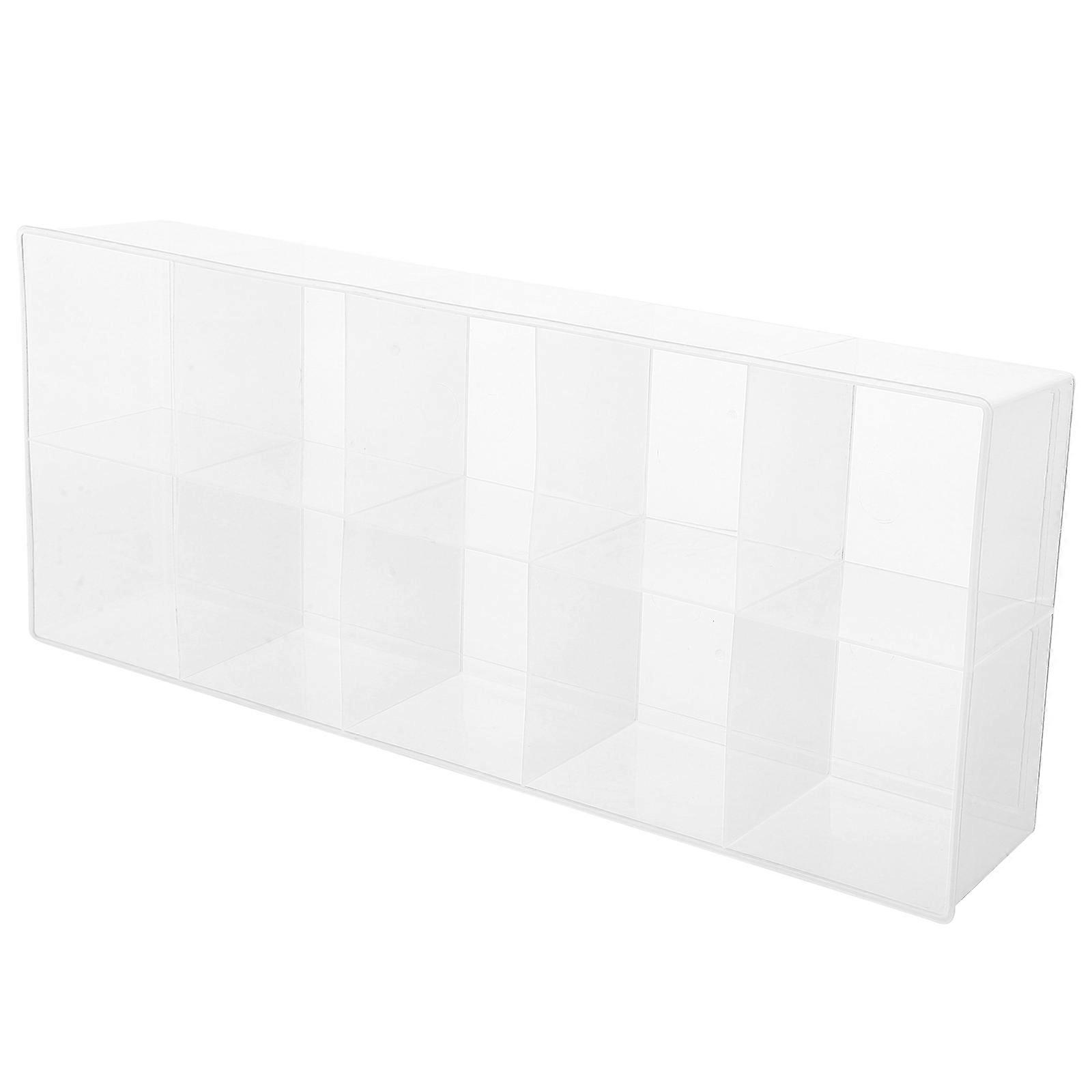 3Pcs Transparent Tea Organizer Box for Tea Bag Storage with Compartments