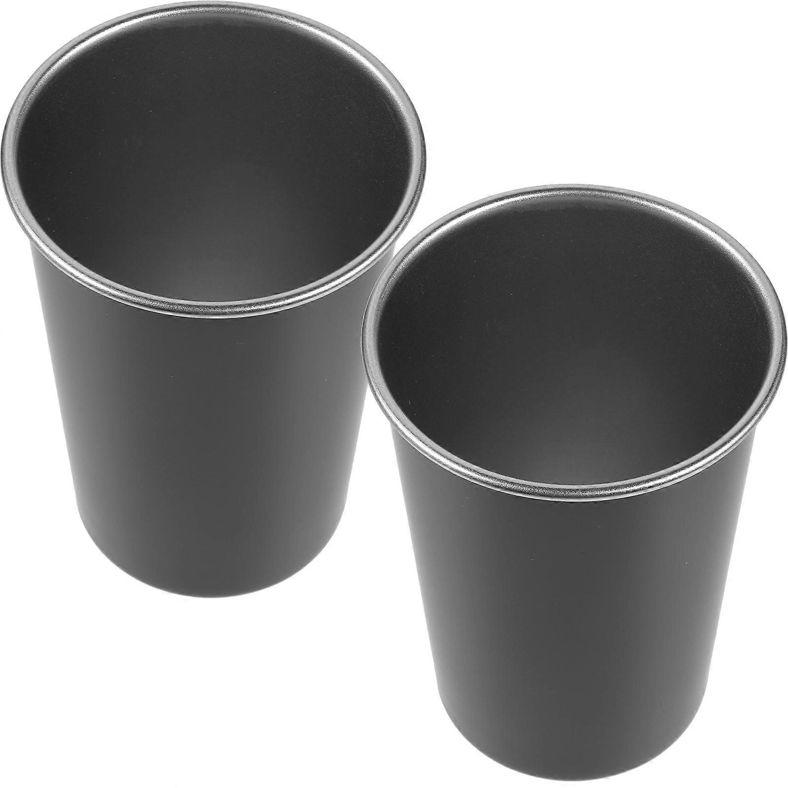 Cylindrical Coffee Cups Practical for Camping Work and Fitness 11x8cm Stackable 6Pcs