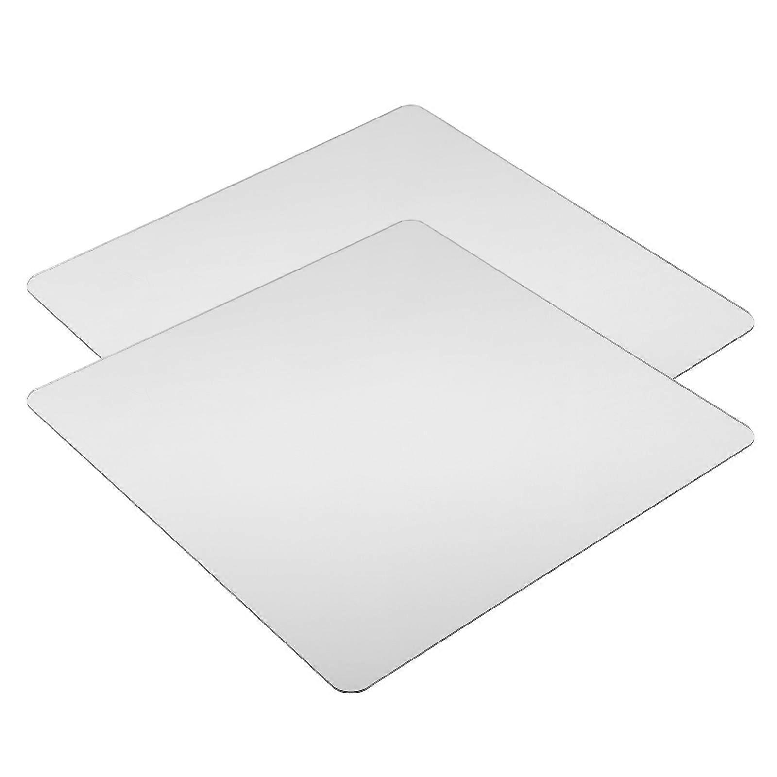 Bathroom Mirror Self Adhesive Acrylic Mirror Tiles 6Pcs Pack