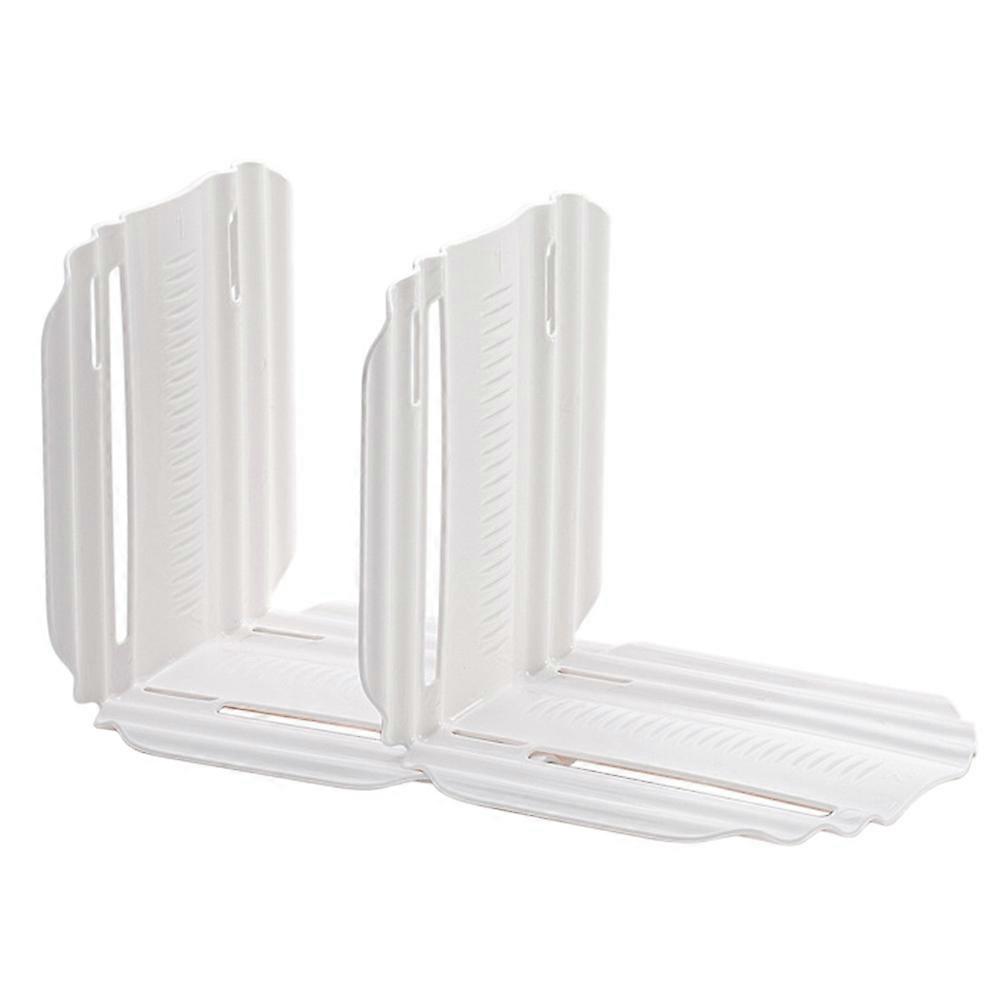 Home Storage Divider PP Flexible Partition Board for 4Pcs White