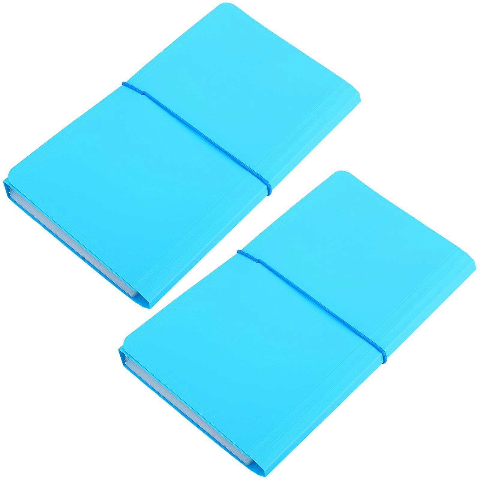 Expandable Ticket Holder File Folder with 4Pcs for Document Sorting