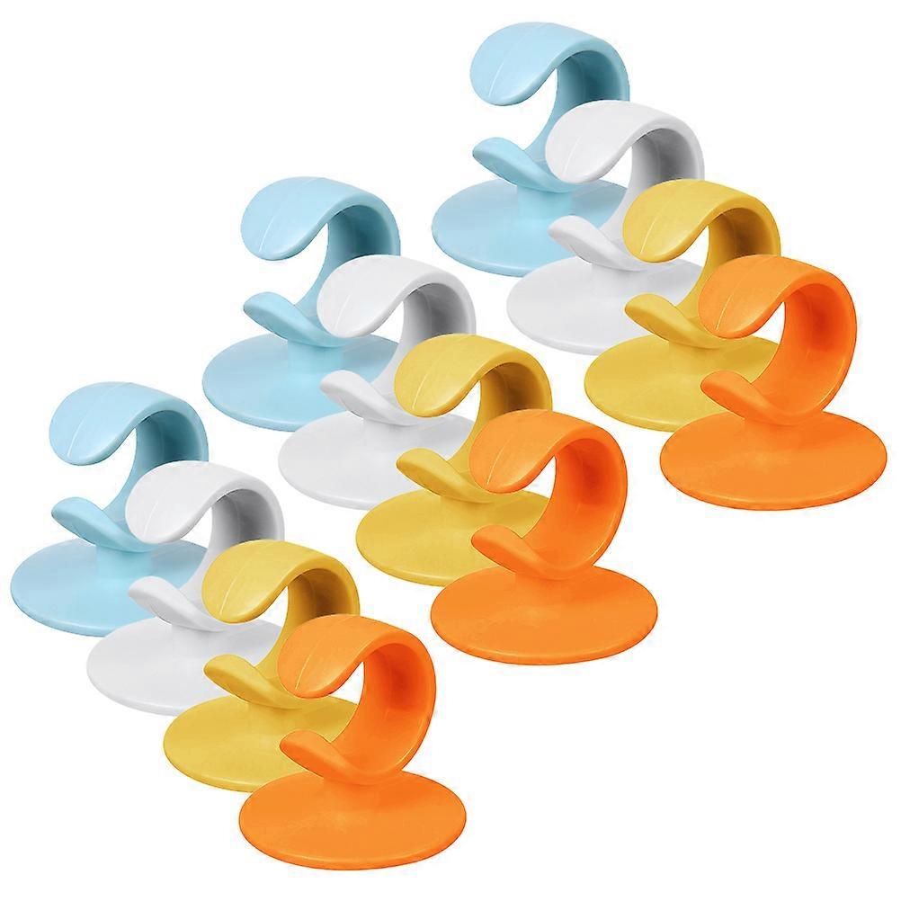 Power Plug Holder Wall Organizer Hooks for Home Use 12Pcs