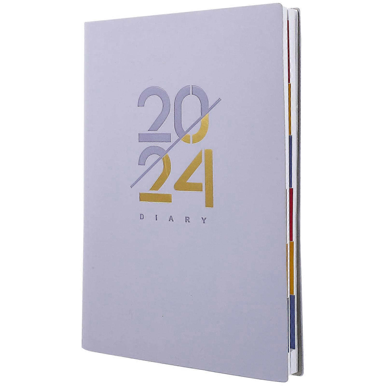 Academic Planner Daily Planner 2024 Notebook for Students 2Pcs