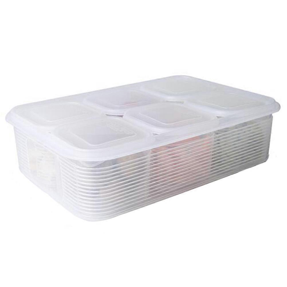 Sealing Crisper Square Food Storage Container for Storage Use 2Sets
