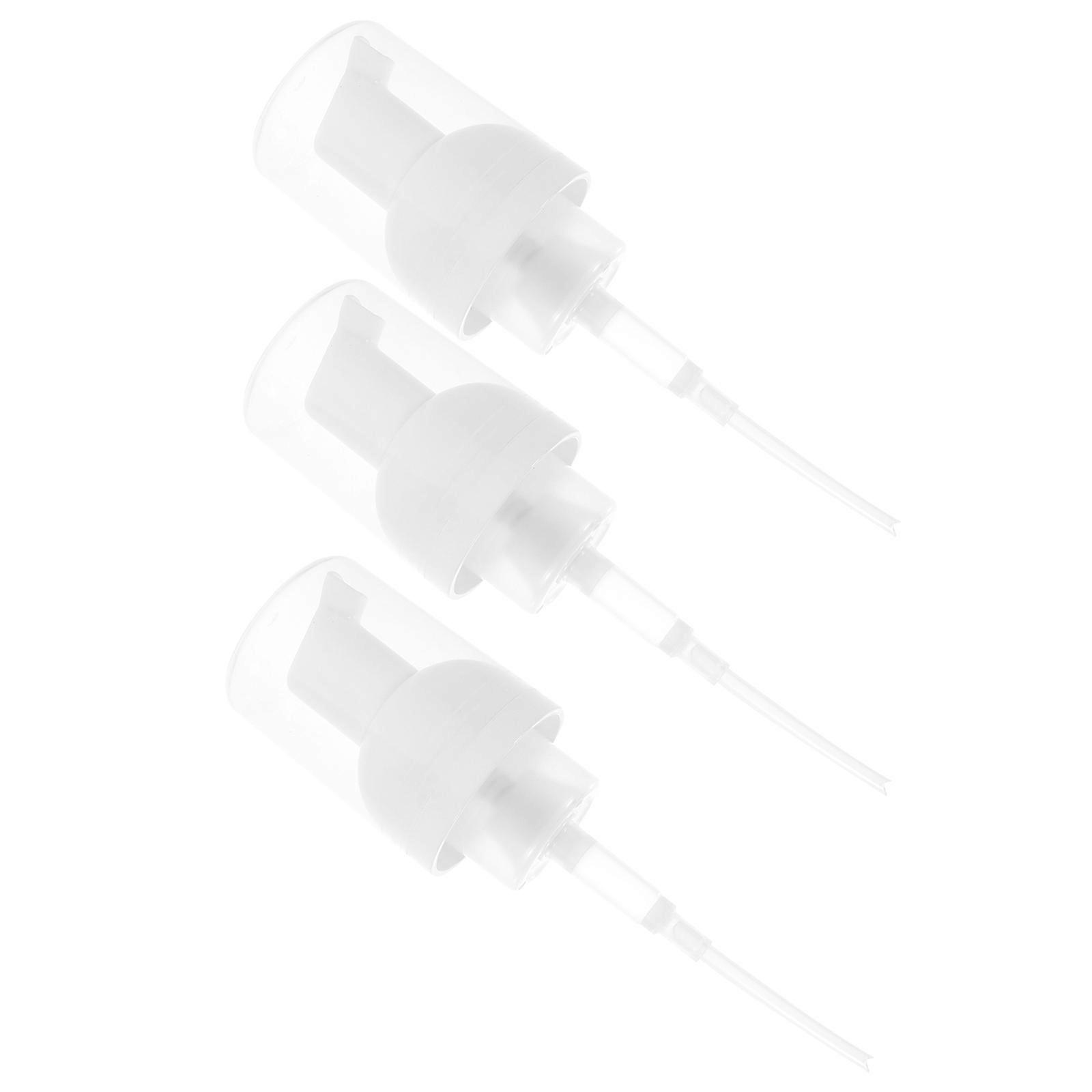 Dispensing Pump Head 6 Pcs Press-type Lotion Bottle Nozzles Rectangular Shape For Bathroom General Users 6.68X1.81X1.81in