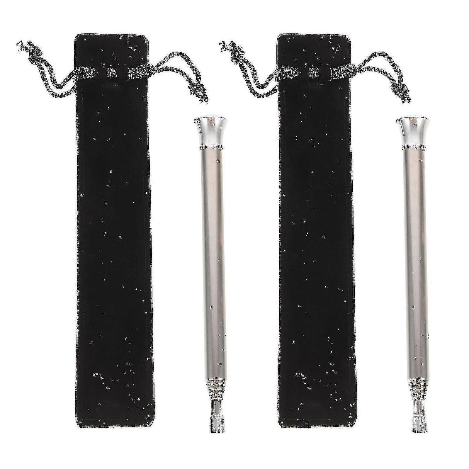 2 Sets Pocket Fire Bellows Outdoor Fire Starters Collapsible Fire Blowers Camping Bellows