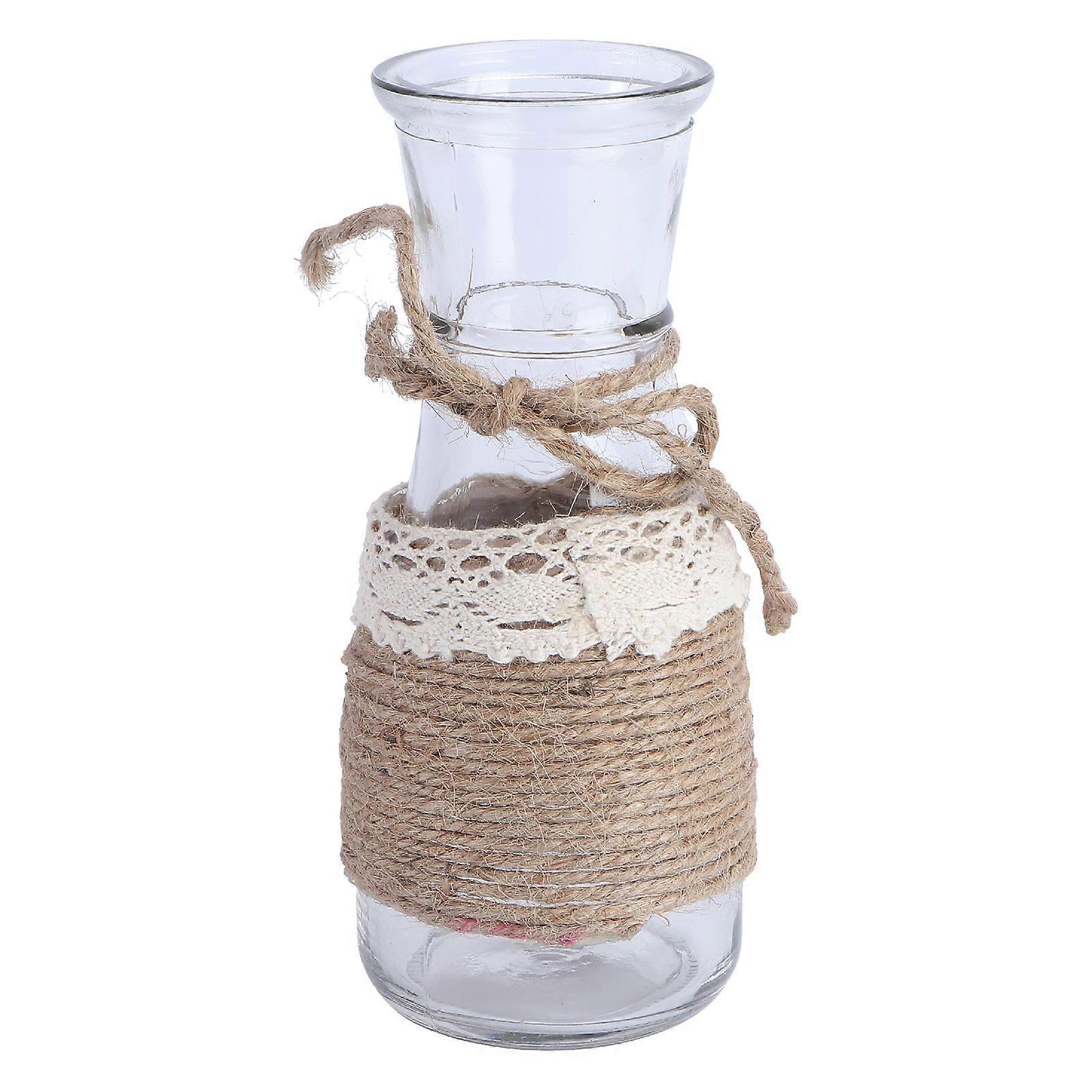 Creative Handmade Rope Woven Flower Vase 1Pack Suitable For Adults In Rustic Style With Dimensions Of 17x5.5cm