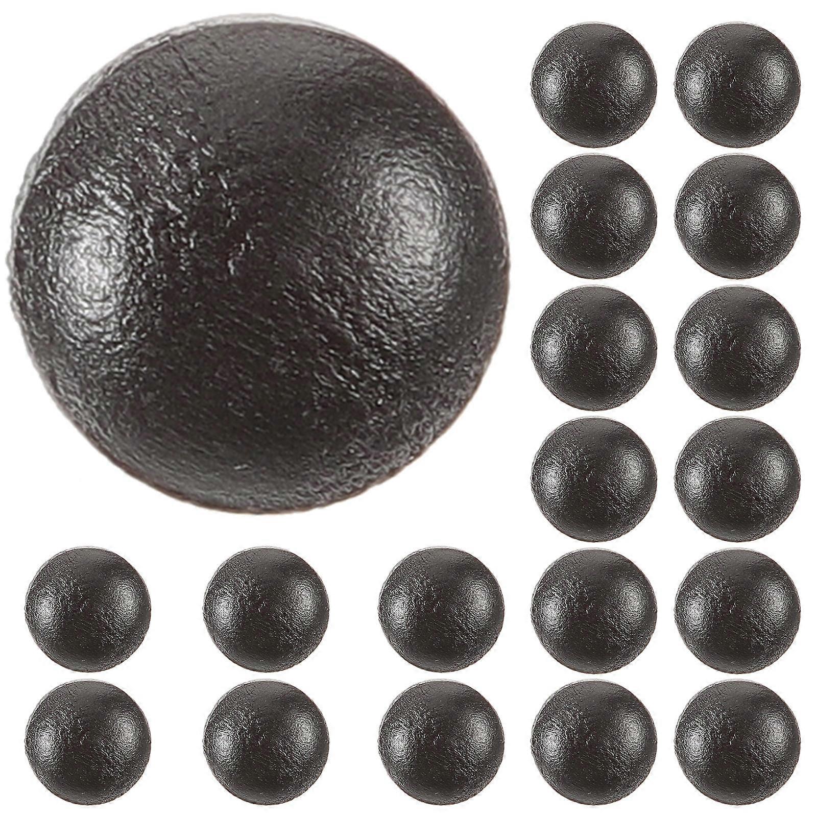 Clothes Buttons Wooden Buttons for DIY Sewing 40Pcs Durable Black Set