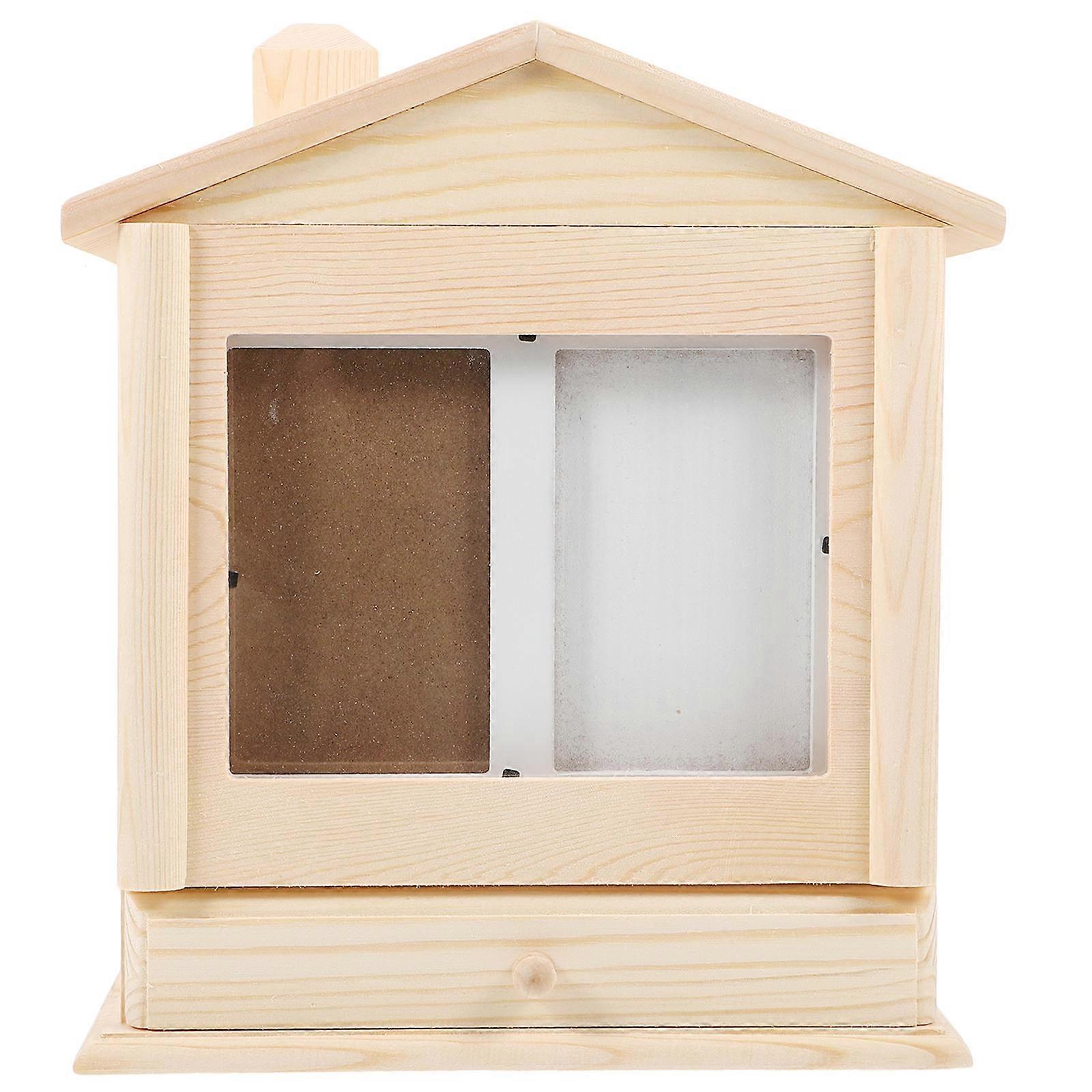 Durable Wood Materials Dog Memorial Box Elegant Simple Shaped 1Pcs