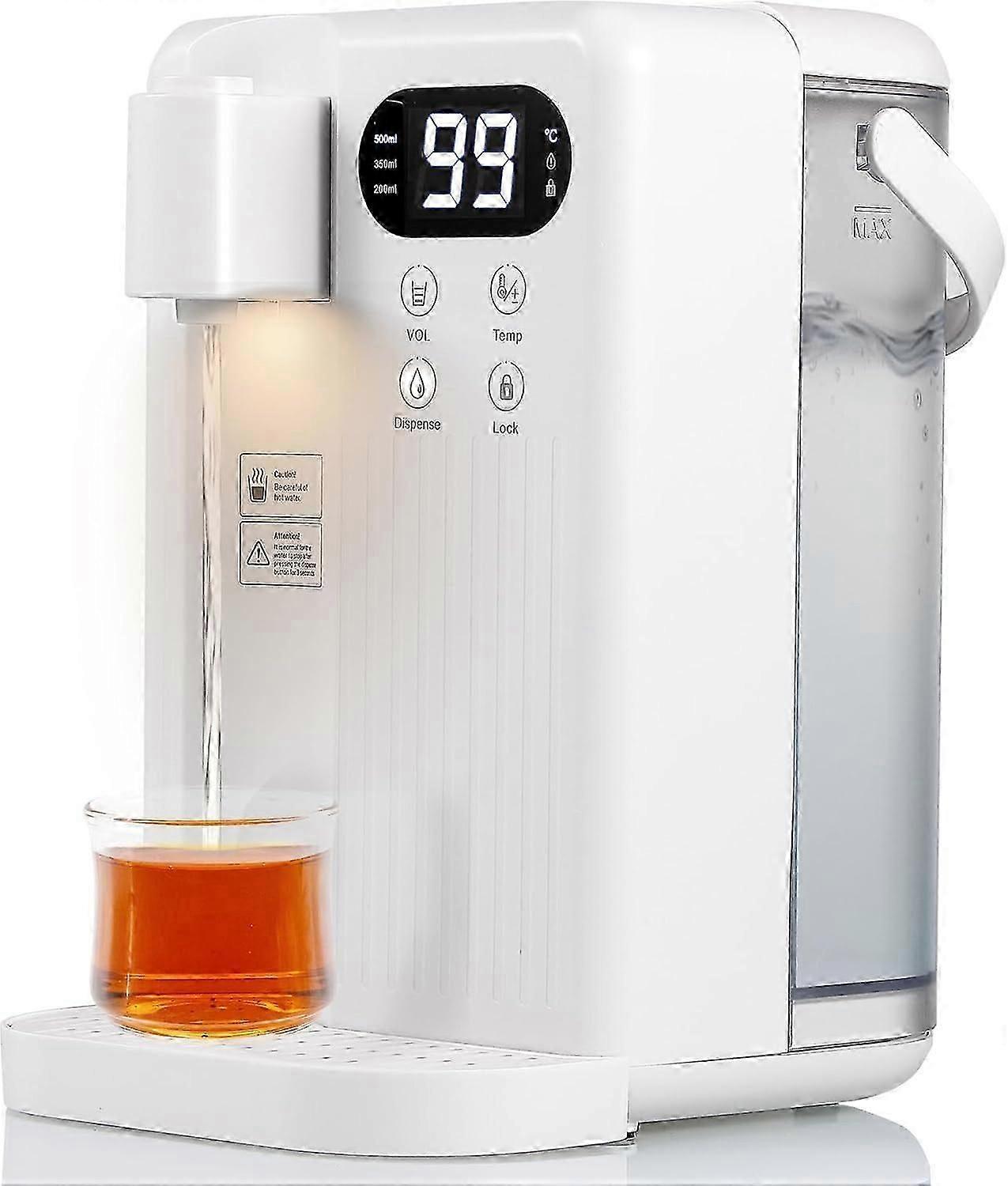 Hot Water Dispenser, Home Water Boiler, Instant Heating, 12 Temperature Presets & 3 Volume Options, LED Display, Energy Efficient, 3L
