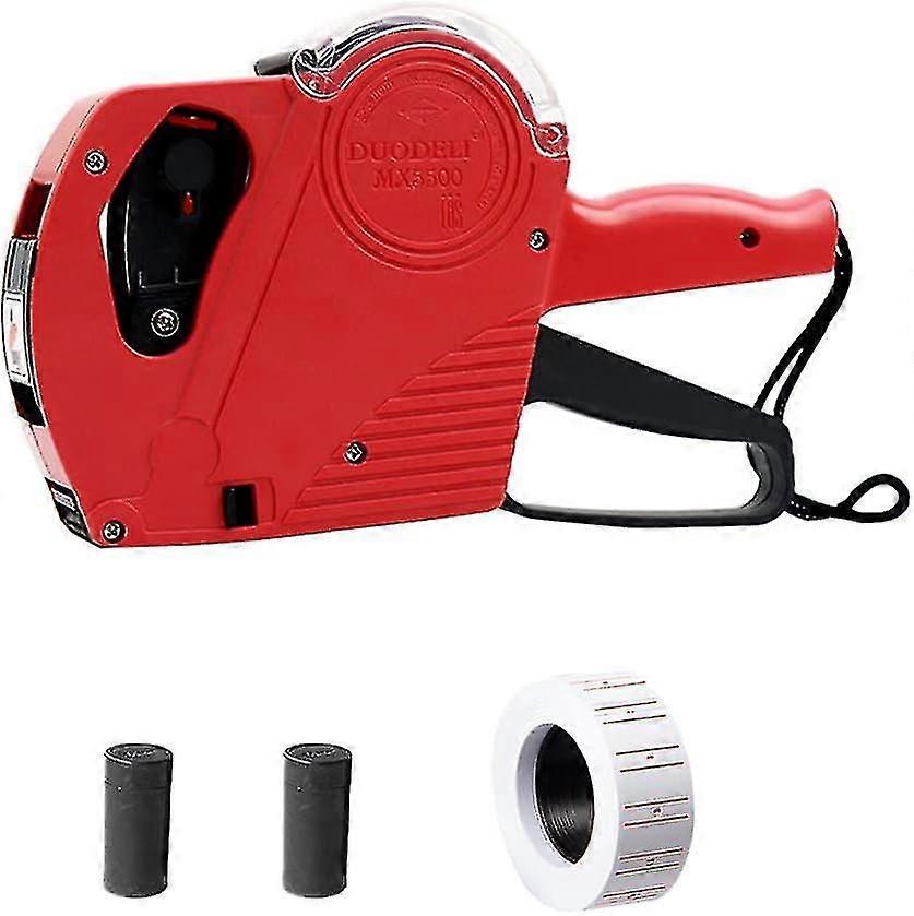 Labeling Plier, Handheld Labeler, 1 Line/8 Characters Labeler Gun, Price Labeler Set, Price Tag Set, Hand Labeler, Price Tag