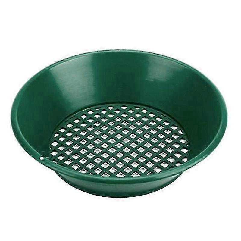 14 inç Yıkama Altın Kaydırma Makinesi Ekran Madencilik Ekran Elek Altın Pan Yeşil Plastik Altın Ekran