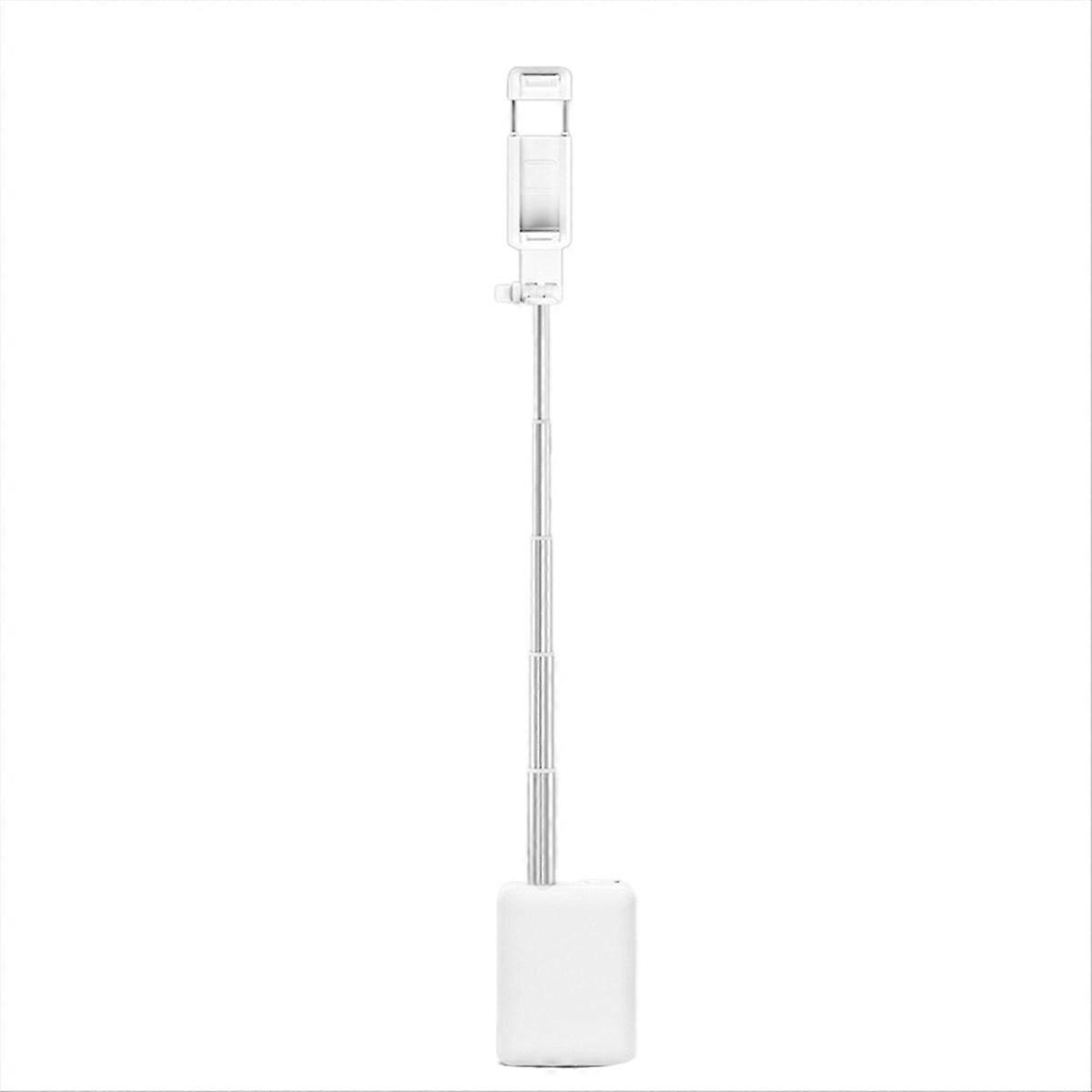 Mobile Phone Bluetooth Camera Selfie Stick Vlog Video Focus White