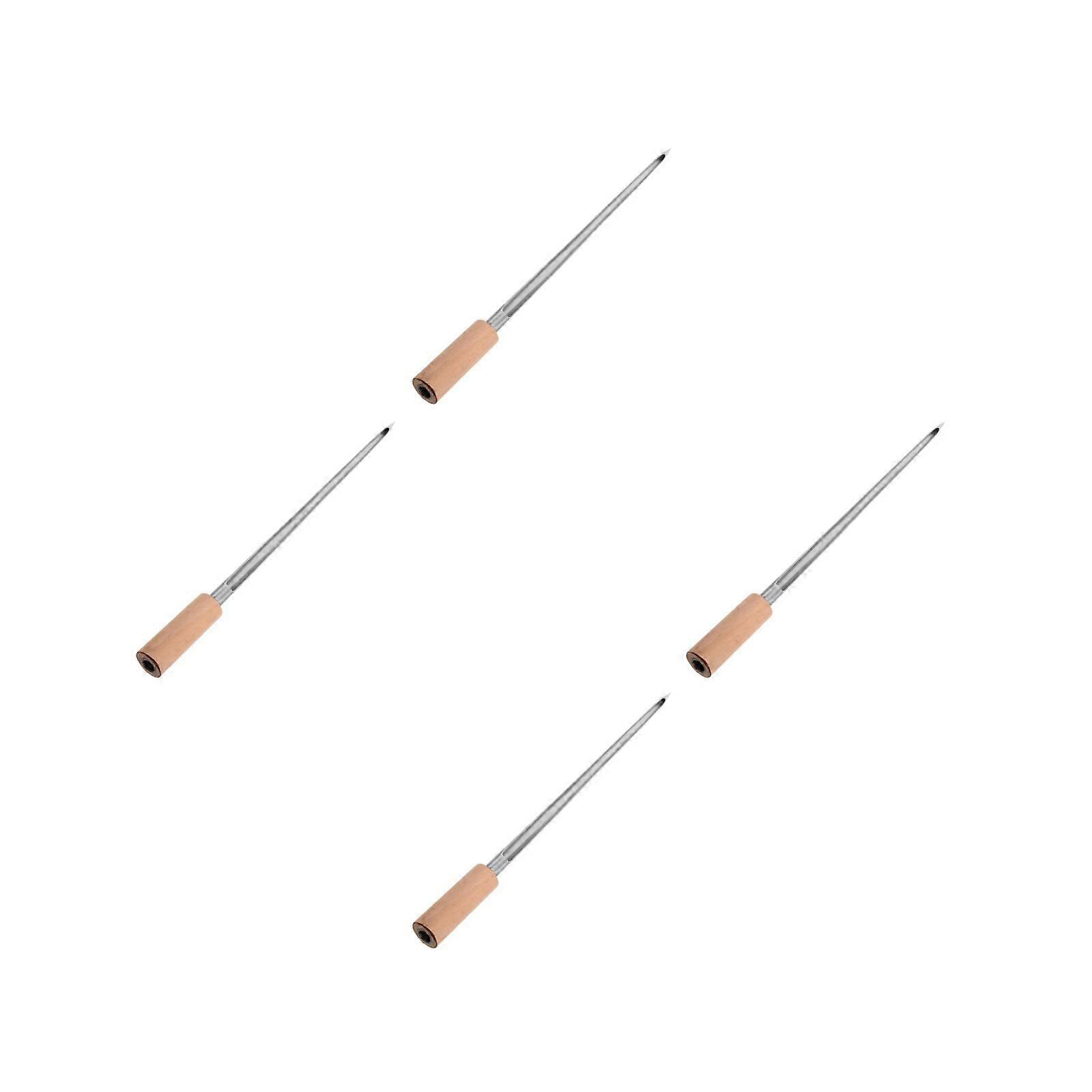 4pcs Stainless Steel Grain Probe Sampler Particle Powder Sampler For Agriculture Sampling Tool For Grains Fertilizer Seeds Powder And Pellets