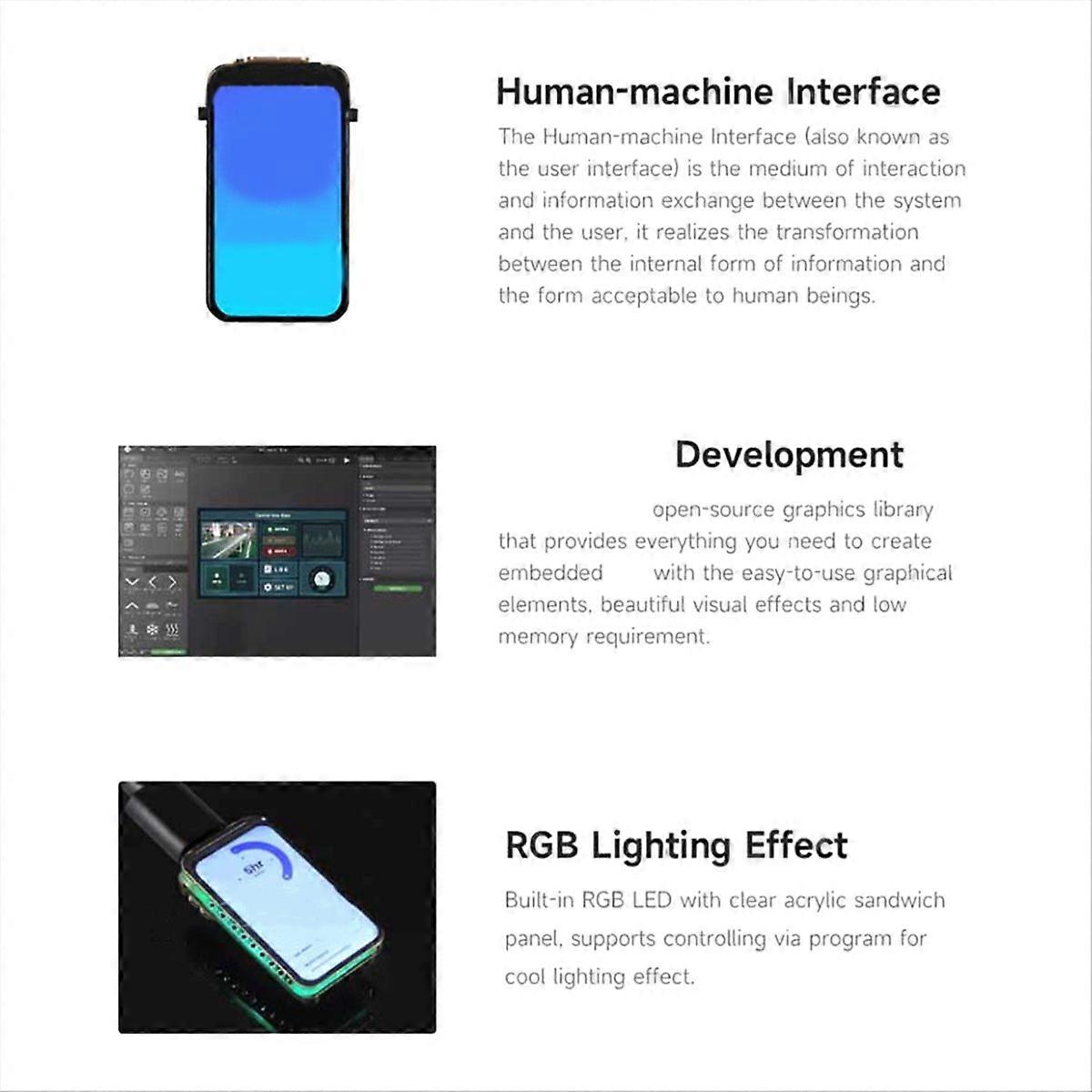 Development Board with ST7789 1.47 inch Soldered