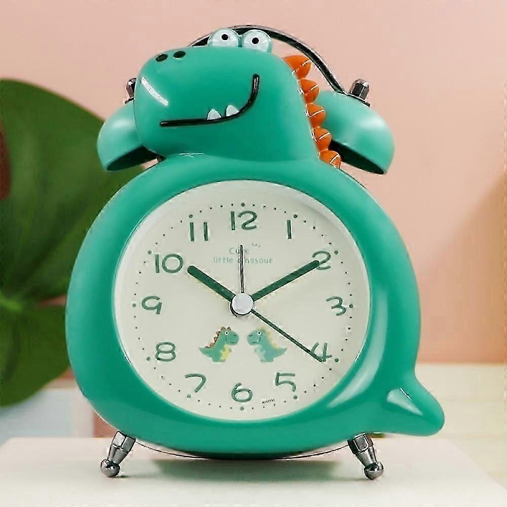 SAYTAY Bedroom Alarm Clock, Analog Dinosaur Alarm Clock , Student Home Decoration Desktop Clock