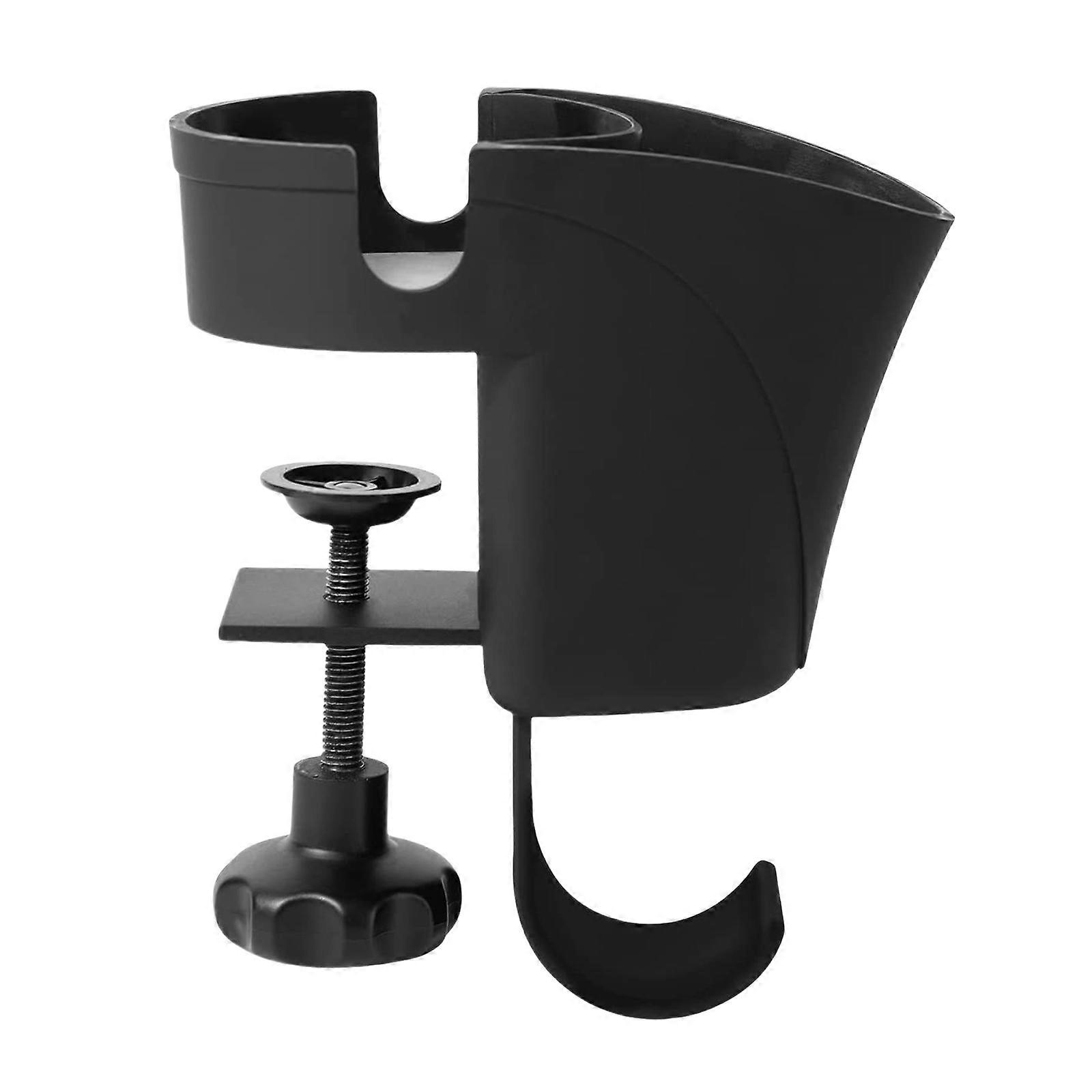 Space Saving 3 in 1 Clamp On Headphone Holder With Pen Cup Holder For Easy Access On Any Desk Surfaces Easy to Install Multicolor