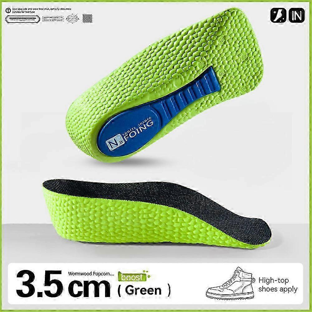 Orthopedic insoles for height boost and arch support in shoes