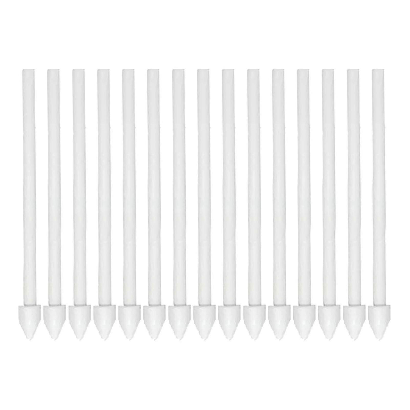 15-Piece Touch Screen Stylus Tips Set - Durable ABS Quick Writing, Easy Assembly for Samsung S6 Stylus Tips with Tweezers, White